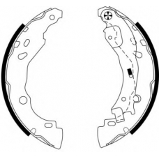 8DB 355 002-751 HELLA Комплект тормозных колодок