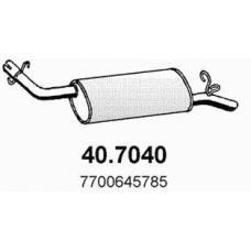 40.7040 ASSO Глушитель выхлопных газов конечный