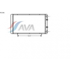 RT2156 AVA Радиатор, охлаждение двигателя