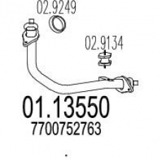 01.13550 MTS Труба выхлопного газа