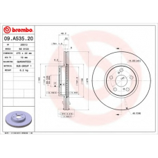 BS 9123 BRECO Тормозной диск