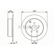 0 986 479 658 BOSCH Тормозной диск