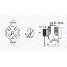 063377028010 MAGNETI MARELLI Генератор