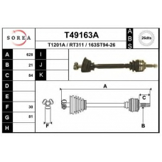 T49163A EAI Приводной вал