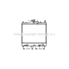 DNA2211 AVA Радиатор, охлаждение двигателя