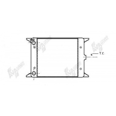 58002012 VAN WEZEL Радиатор, охлаждение двигателя