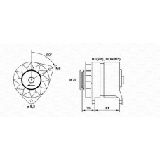 943356635010 MAGNETI MARELLI Генератор