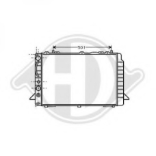 8501945 DIEDERICHS Радиатор, охлаждение двигателя