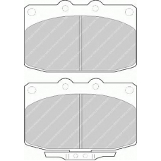 FDB483 FERODO Комплект тормозных колодок, дисковый тормоз