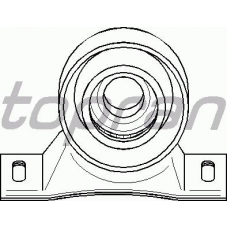 500 037 TOPRAN Подвеска, карданный вал