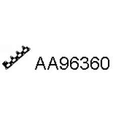 AA96360 VENEPORTE Прокладка, труба выхлопного газа