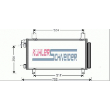 0220131 KUHLER SCHNEIDER Конденсатор, кондиционер