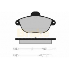 PA1117 BRAKE ENGINEERING Комплект тормозных колодок, дисковый тормоз