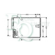 CO0022 EQUAL QUALITY Конденсатор, кондиционер