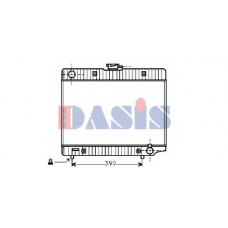 122620N AKS DASIS Радиатор, охлаждение двигателя