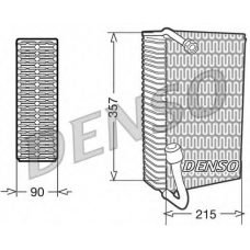 DEV02006 DENSO Испаритель, кондиционер