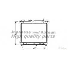 K454-03 ASHUKI Радиатор, охлаждение двигателя