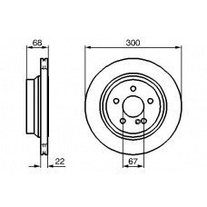 0 986 479 042 BOSCH Тормозной диск