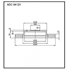 ADC 0412V Allied Nippon Гидравлические цилиндры