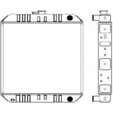 1111-0306 SAKURA  Automotive Радиатор, охлаждение двигателя