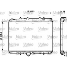 732600 VALEO Радиатор, охлаждение двигателя