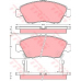 GDB1183 TRW Комплект тормозных колодок, дисковый тормоз