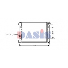 330010N AKS DASIS Радиатор, охлаждение двигателя