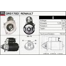 DRS1783 DELCO REMY Стартер