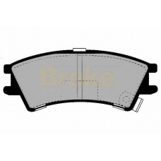 PA1239 BRAKE ENGINEERING Комплект тормозных колодок, дисковый тормоз