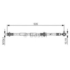 1 987 481 312 BOSCH Тормозной шланг