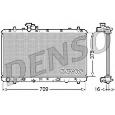 DRM47024 DENSO Радиатор, охлаждение двигателя