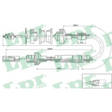 C0238C LPR Трос, управление сцеплением