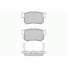 12-0544 E.T.F. Комплект тормозных колодок, дисковый тормоз