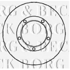 BBD5850S BORG & BECK Тормозной диск