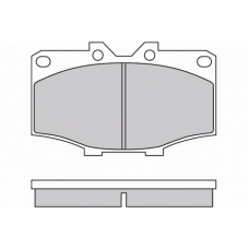 12-0242 E.T.F. Комплект тормозных колодок, дисковый тормоз