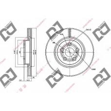 BD1418 DJ PARTS Тормозной диск