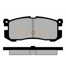 PA544 BRAKE ENGINEERING Комплект тормозных колодок, дисковый тормоз