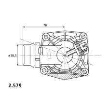 2.579.01 BEHR Термостат, охлаждающая жидкость