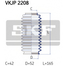 VKJP 2208 SKF Комплект пылника, рулевое управление