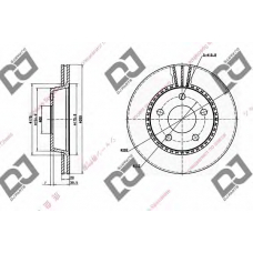 BD1591 DJ PARTS Тормозной диск