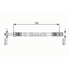 1 987 476 310 BOSCH Тормозной шланг