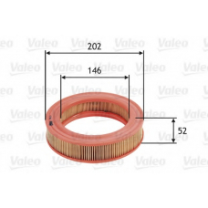 585717 VALEO Воздушный фильтр