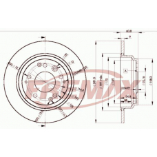 BD-2469 FREMAX Тормозной диск