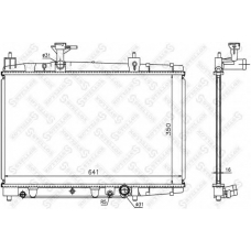 10-26307-SX STELLOX Радиатор, охлаждение двигателя