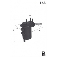 ELG5299 MECAFILTER Топливный фильтр