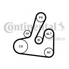 6PK1705K2 CONTITECH Поликлиновой ременный комплект