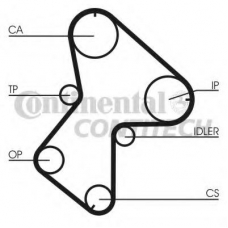 CT940K3 CONTITECH Комплект ремня грм