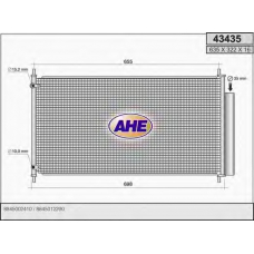 43435 AHE Конденсатор, кондиционер