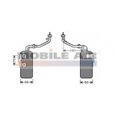 1800D387 VAN WEZEL Осушитель, кондиционер