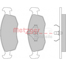 1170642 METZGER Комплект тормозных колодок, дисковый тормоз